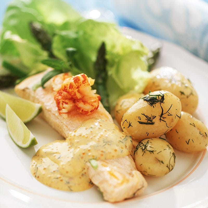 Foto av Dragonlax och örtsås från WW ViktVäktarna