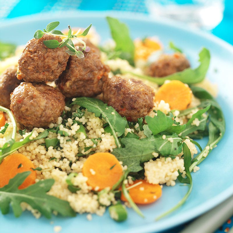 Foto av Marockanska köttbullar med couscous från WW ViktVäktarna