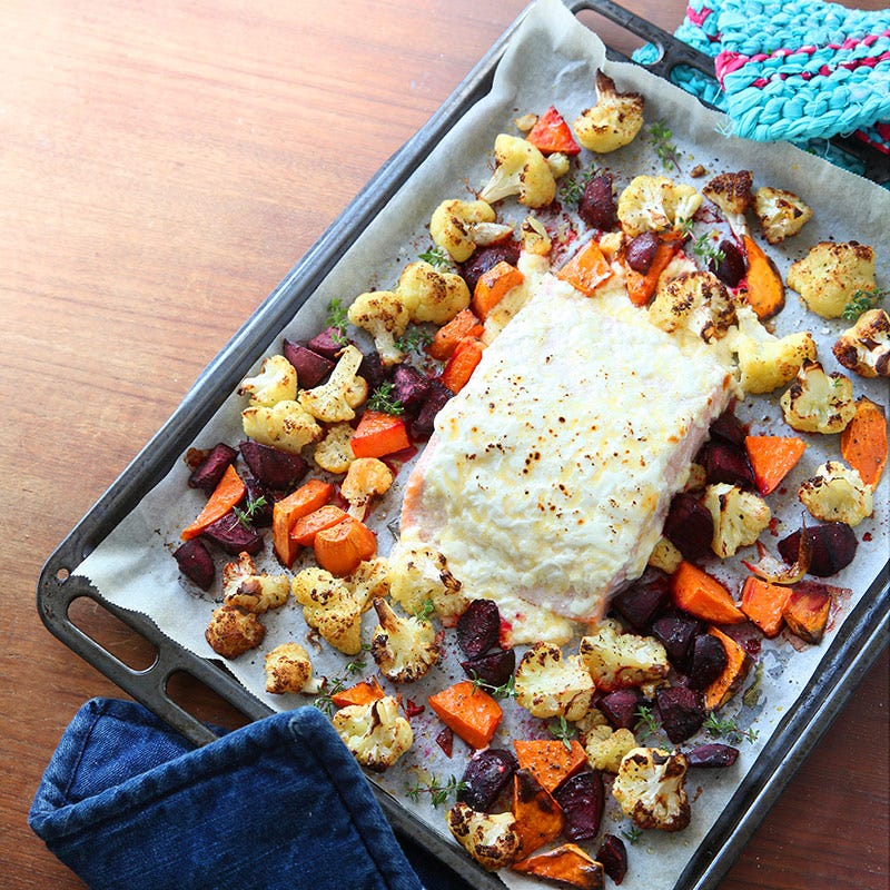 Foto av Lax i ugn med västerbottentäcke från WW ViktVäktarna