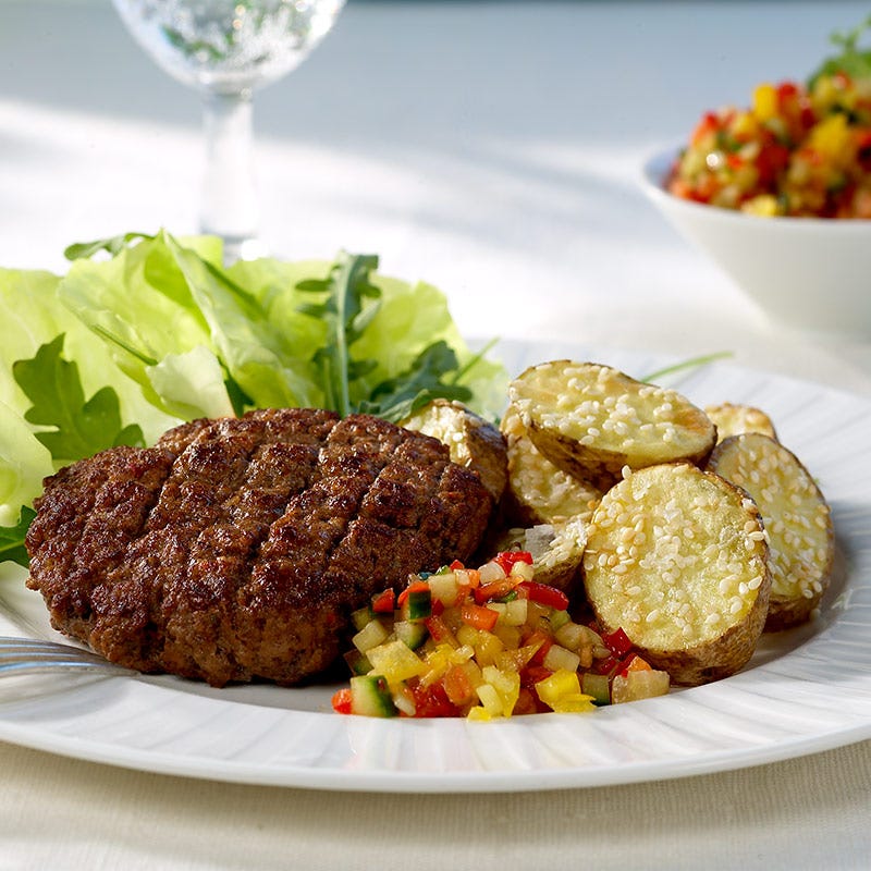 Foto av Hamburgare med salsa från WW ViktVäktarna