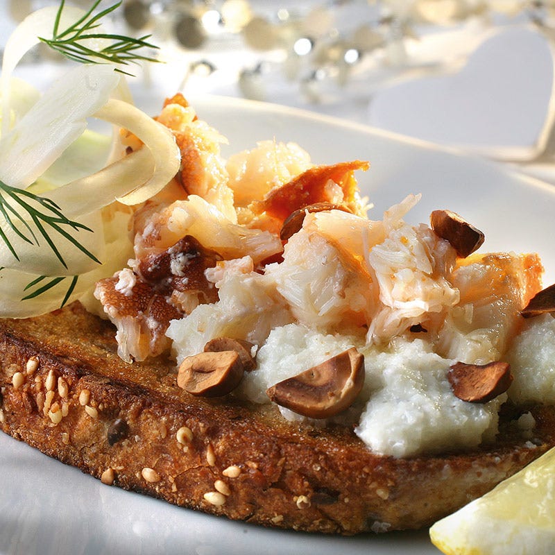 Foto av Krabba på toast från WW ViktVäktarna