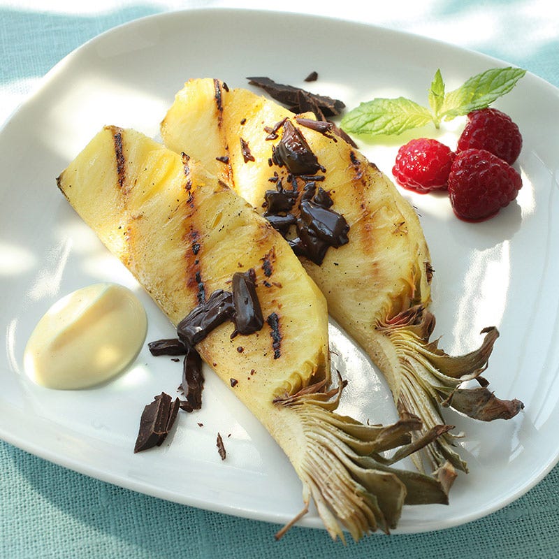 Foto av Grillad ananas med vaniljkvarg från WW ViktVäktarna