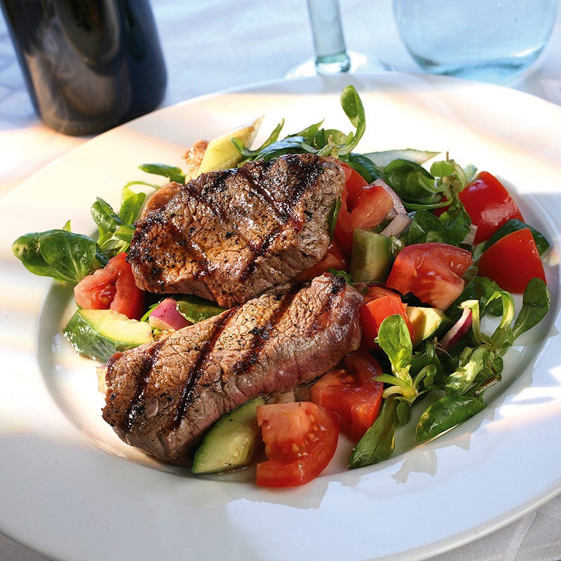 Foto av Biff med Toskansk sallad från WW ViktVäktarna