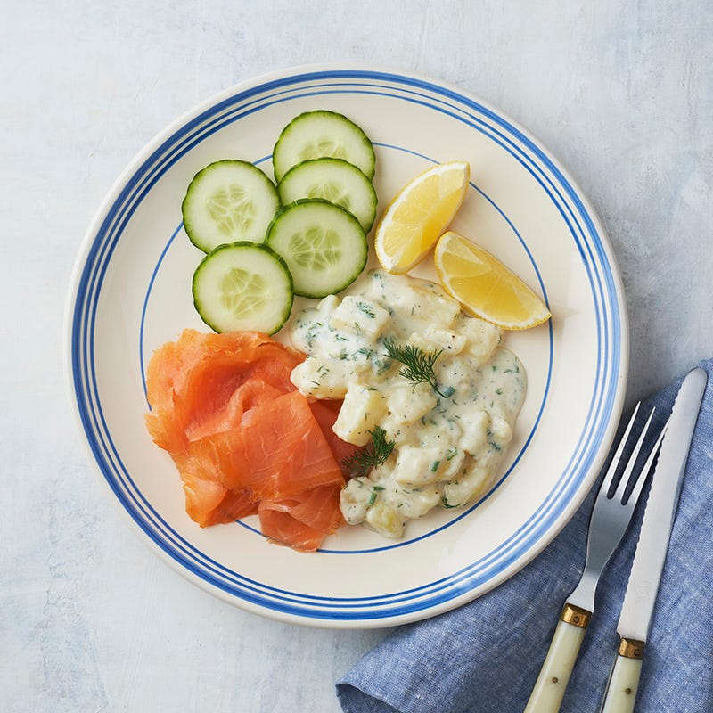 ViktVäktarna - Kallrökt lax med dillstuvad potatis