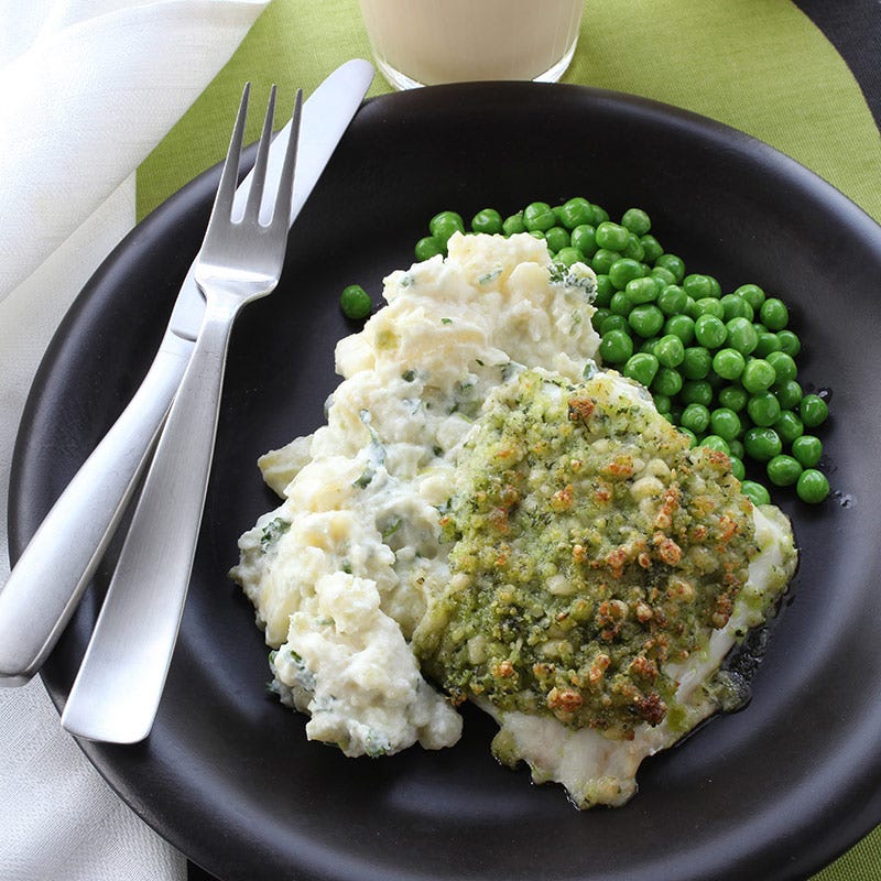 Foto av Parmesanpanerad torskrygg och stomp från WW ViktVäktarna