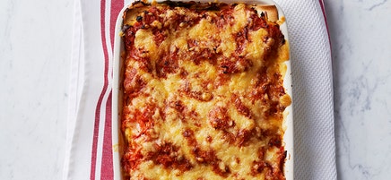 Lasagne med morot och cottage cheese