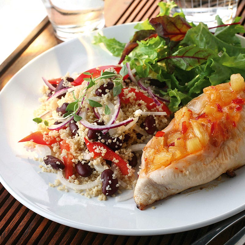 Foto av Kycklingfilé med ananas och chili från WW ViktVäktarna