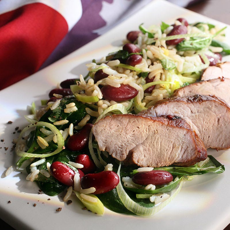 Foto av Ris- och bönsallad med fläskfilé från WW ViktVäktarna