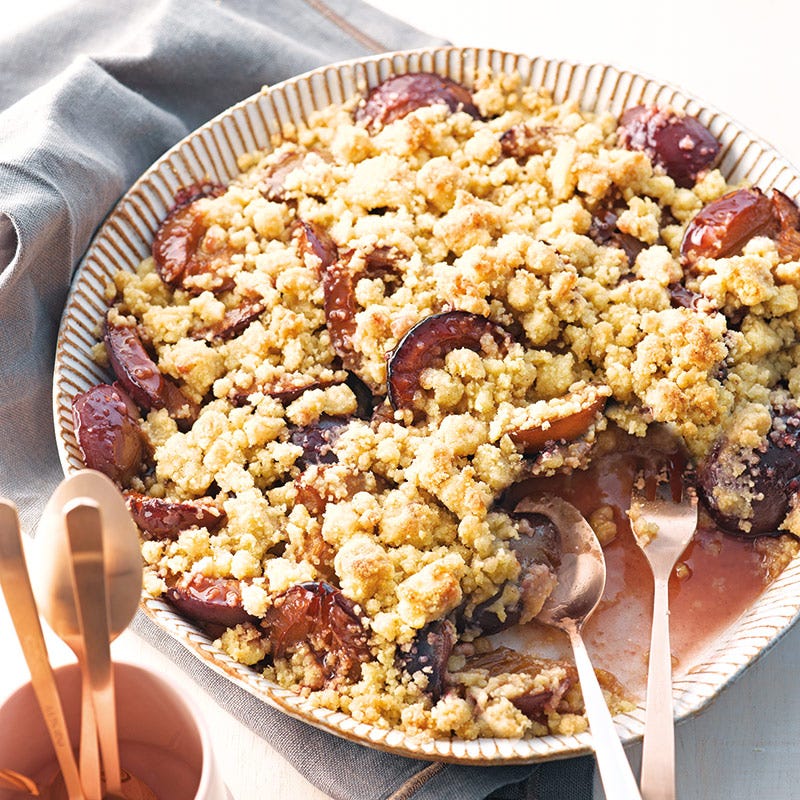 Foto av Smulpaj med plommon och mandel från WW ViktVäktarna