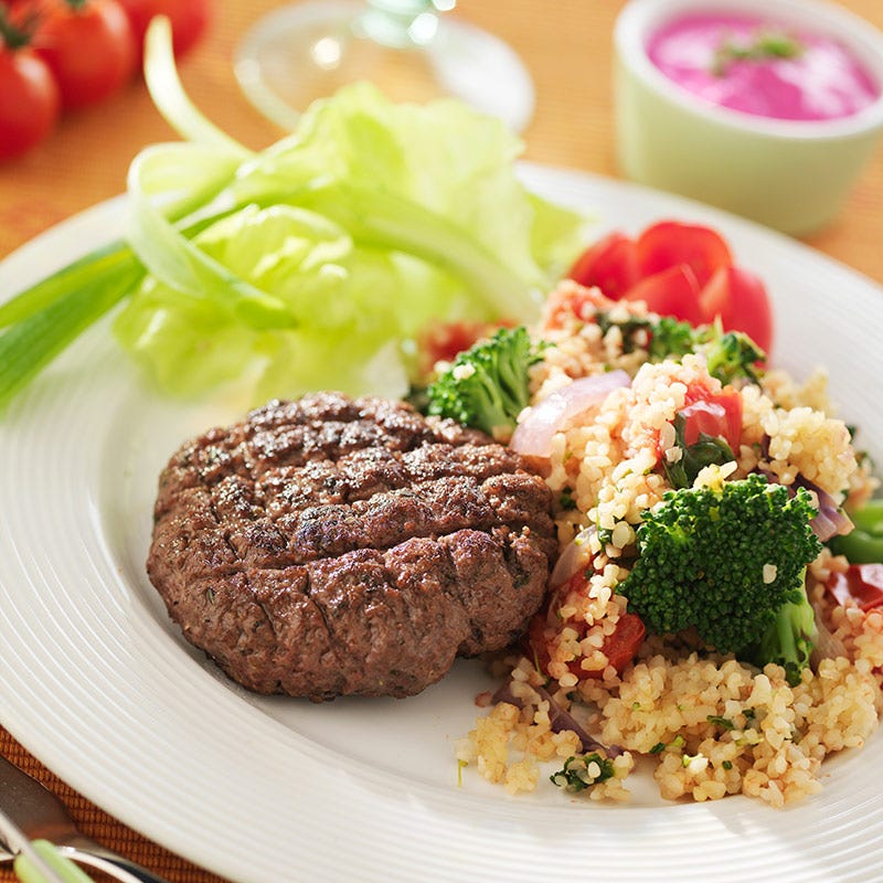 Foto av Hackebiff med bulgur från WW ViktVäktarna