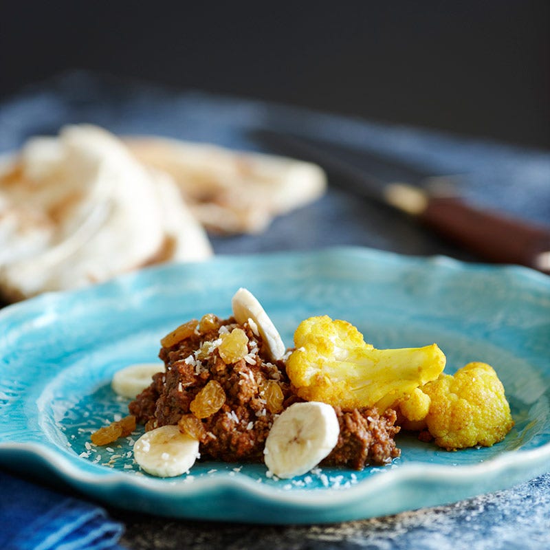 Foto av Indisk köttfärs med gul blomkål från WW ViktVäktarna