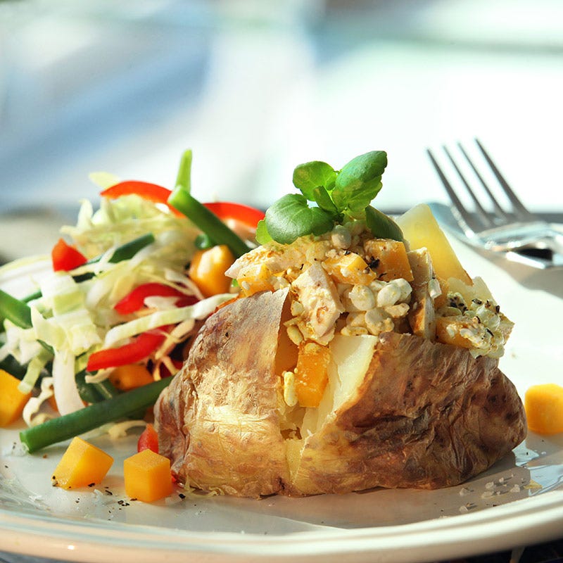 Foto av Bakad potatis med kycklingröra från WW ViktVäktarna