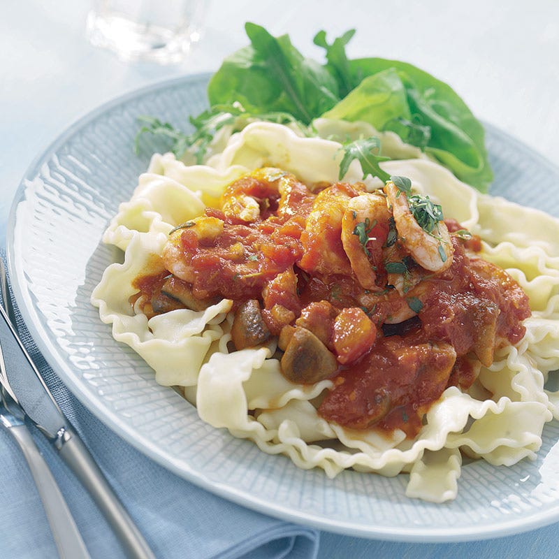 Foto av Räkor och svamp i mustig tomatsås från WW ViktVäktarna