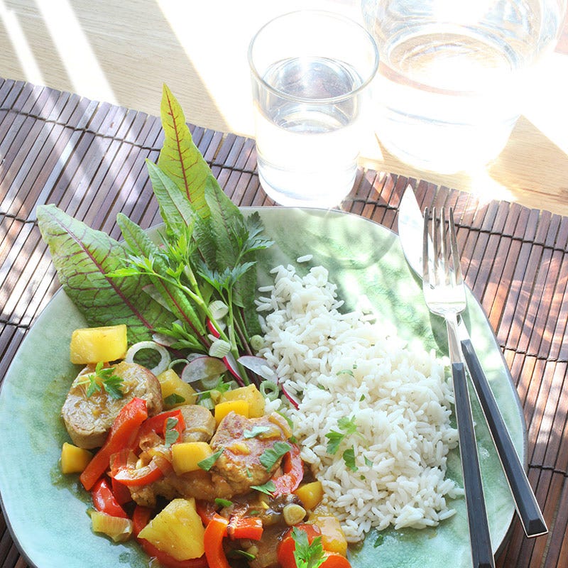 Foto av Fläskfilé med ananas och mango från WW ViktVäktarna