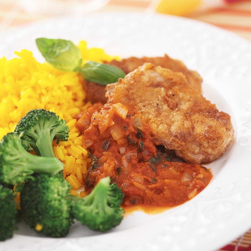 Foto av Piccata med saffransris från WW ViktVäktarna