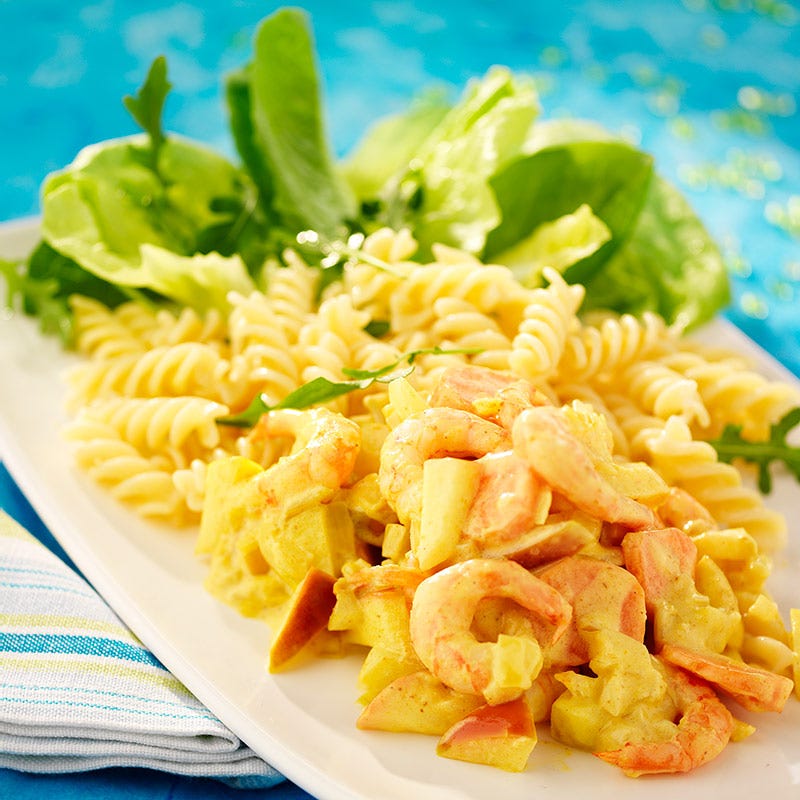 Foto av Pastagryta med äpple, räkor och curry från WW ViktVäktarna