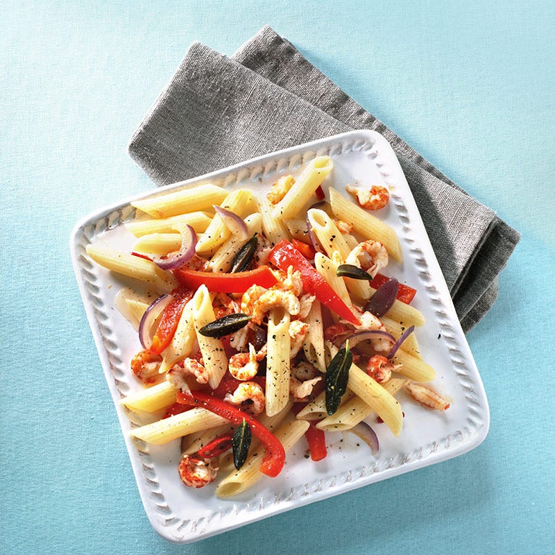 Foto av Chilipasta med kräftstjärtar från WW ViktVäktarna