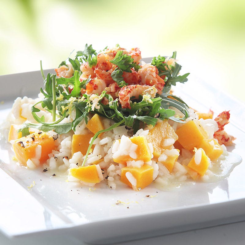 Foto av Risotto med pumpa och kräftstjärtar från WW ViktVäktarna