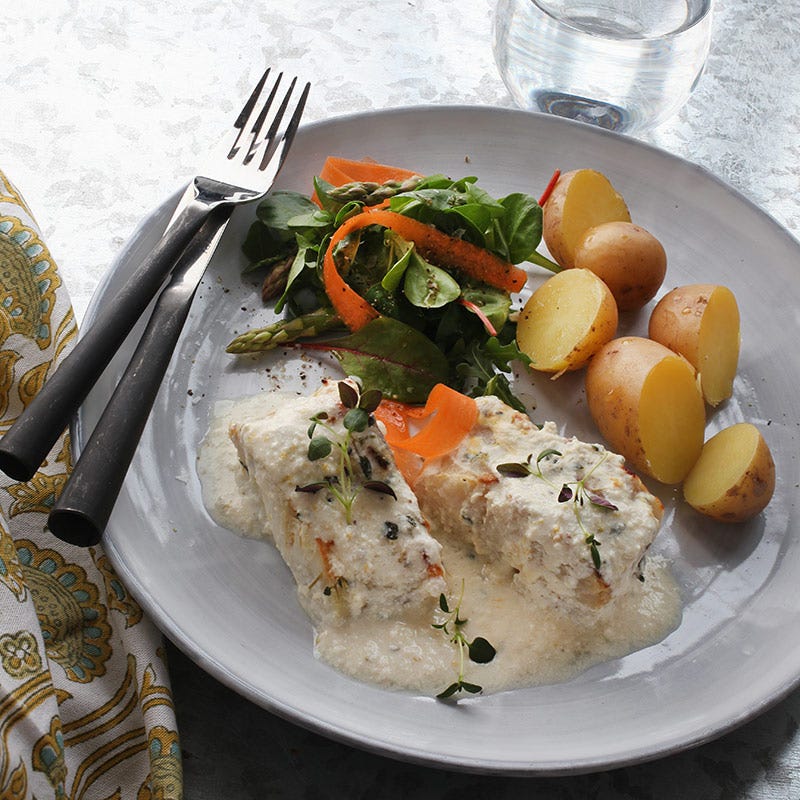 Foto av Ugnsbakad torsk med citron och timjan från WW ViktVäktarna