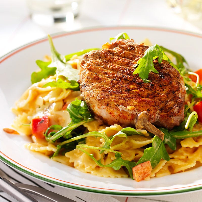 Foto av Fläskkotlett med svamp- och konjakssås från WW ViktVäktarna