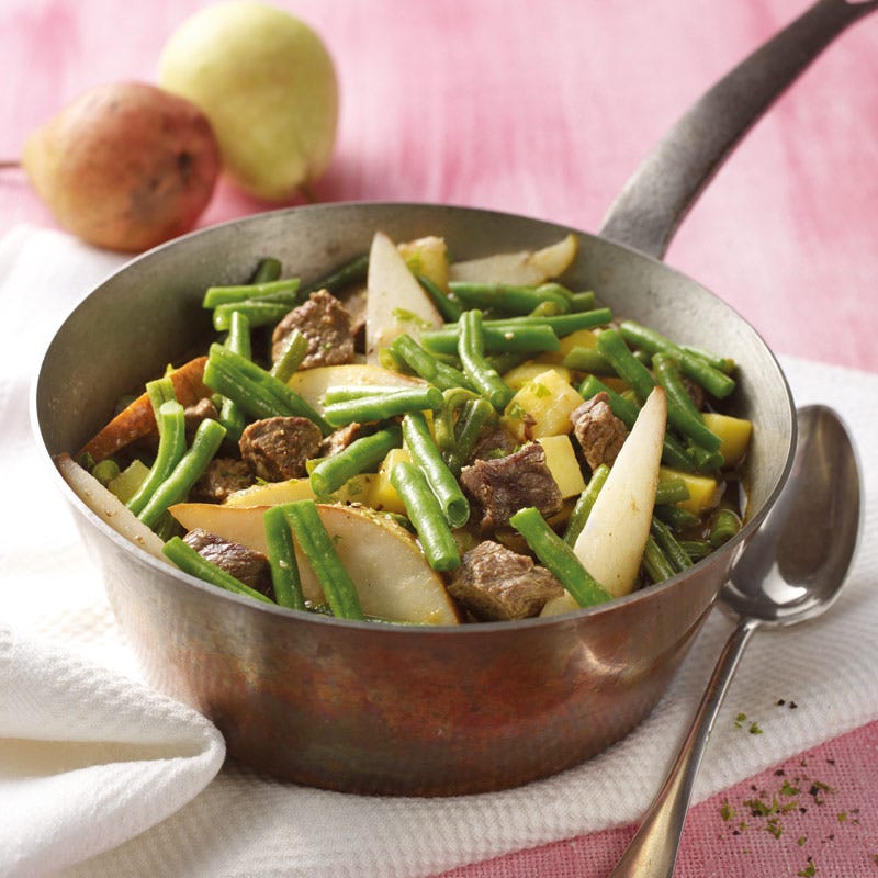 Foto av Gryta med gröna bönor och päron från WW ViktVäktarna