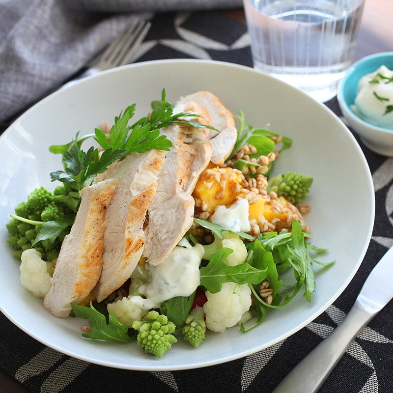 Foto av Kyckling med matvetesallad från WW ViktVäktarna