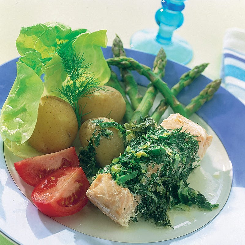 Foto av Vinkokt lax i folie från WW ViktVäktarna