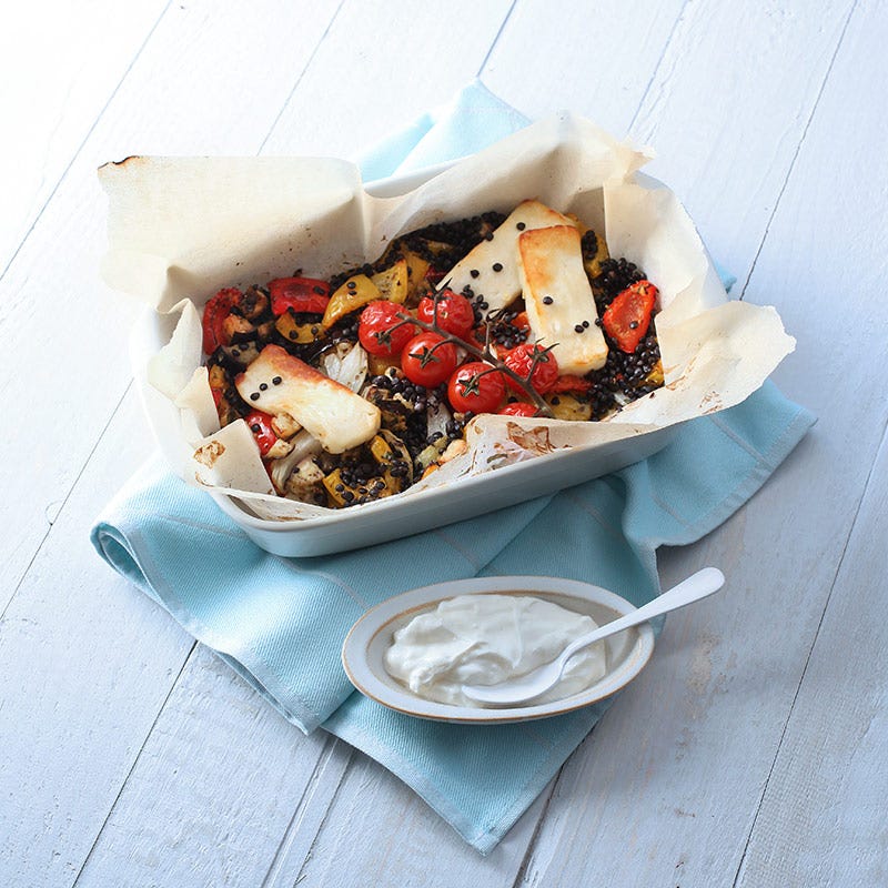 Foto av Halloumilåda i ugn från WW ViktVäktarna