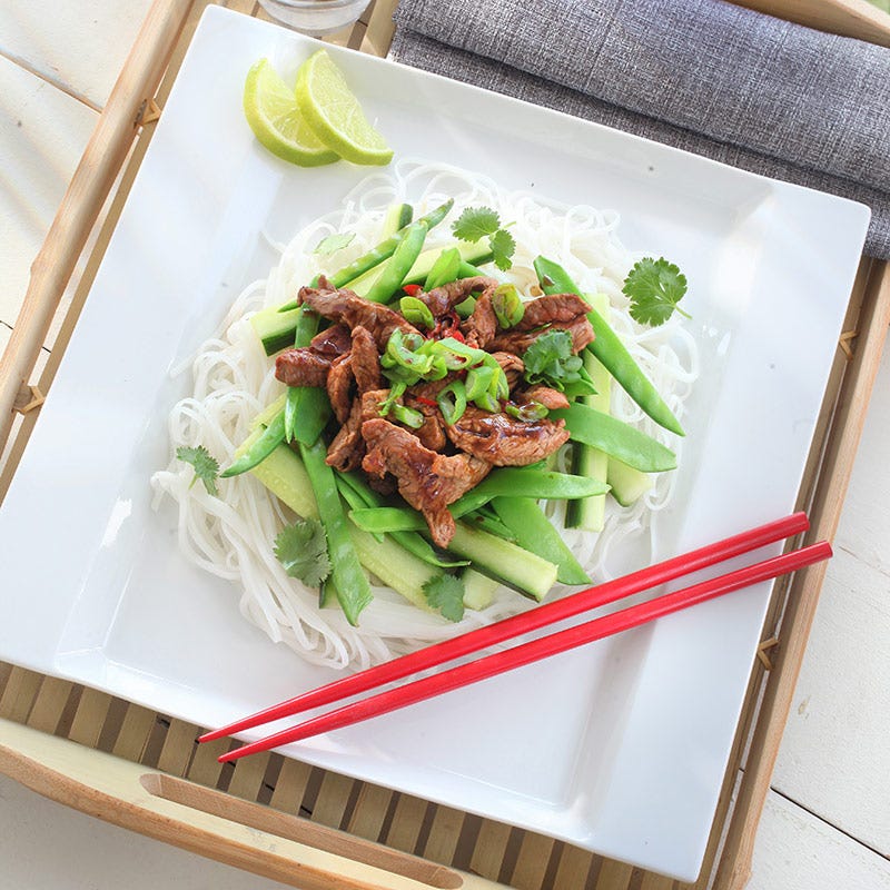 Foto av Risnudlar med biff och citrongräs från WW ViktVäktarna