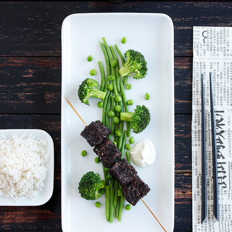 Foto av Laxspett med sesamfrön och wasabikräm från WW ViktVäktarna