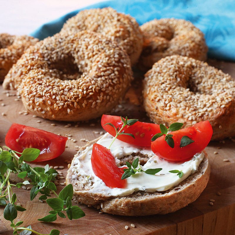 Foto av Fullkornsbagels från WW ViktVäktarna