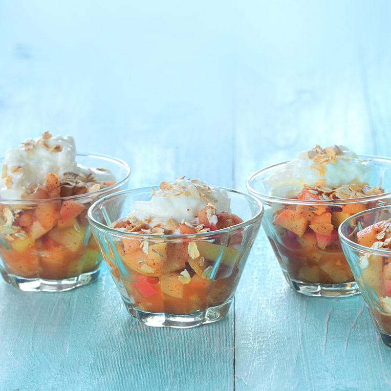 Foto av Äppelkompott med frozen yoghurt från WW ViktVäktarna