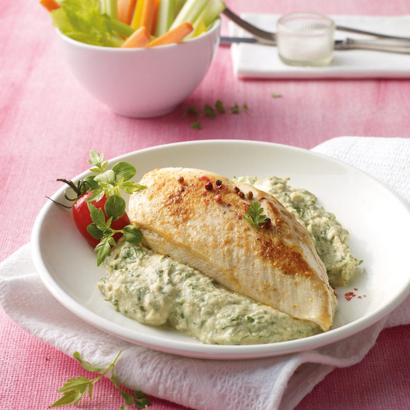Foto av Kyckling med variant på hummus från WW ViktVäktarna