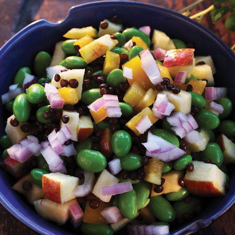 Foto av Svart linssallad med äpple från WW ViktVäktarna