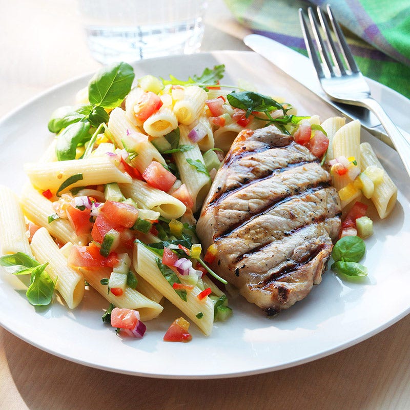 Foto av Kotlett med pasta och tomatsalsa från WW ViktVäktarna