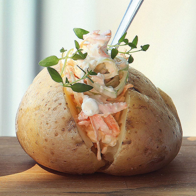 Foto av Bakad potatis med vegoröra från WW ViktVäktarna