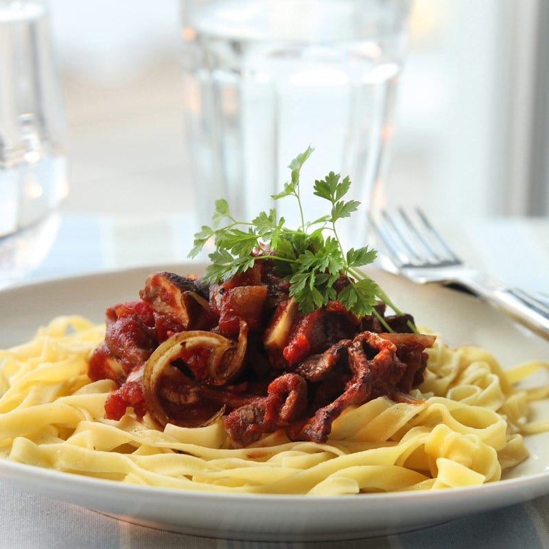 Foto av Tagliatelle med lövbiff och tomat från WW ViktVäktarna