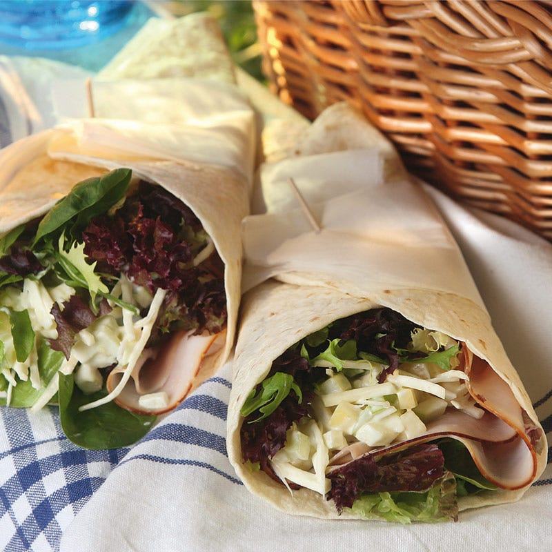 Foto av Kalkonwrap och mimosasallad från WW ViktVäktarna