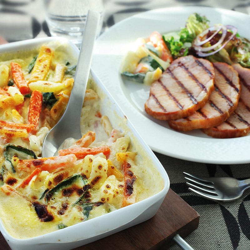 Foto av Rotfruktsgratäng med kassler från WW ViktVäktarna