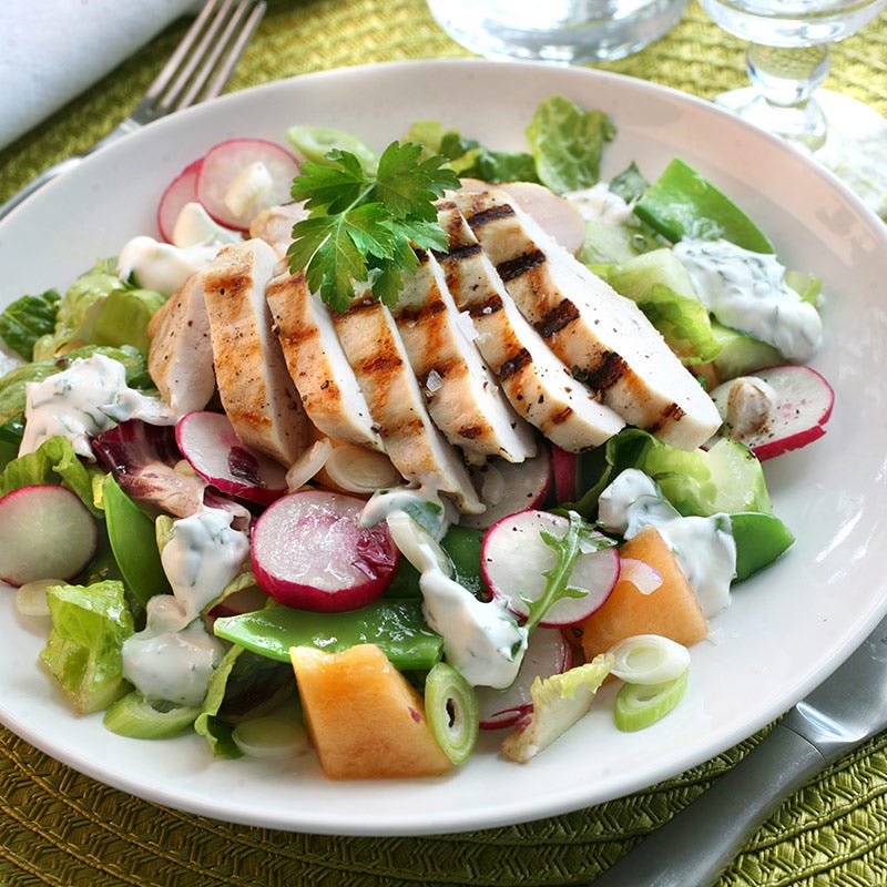 Foto av Grillad kycklingfilé med primörsallad från WW ViktVäktarna