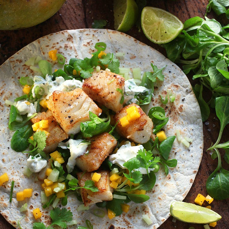 Foto av Fish tacos från WW ViktVäktarna