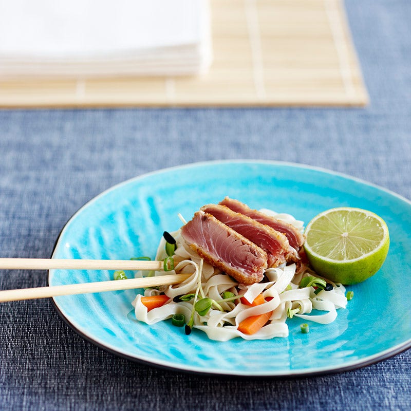 Foto av Wasabipanerad tonfisk med nudlar från WW ViktVäktarna