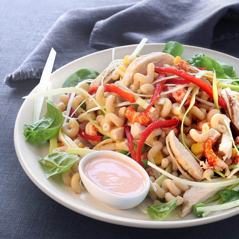 Foto av Pasta med kyckling och kräftstjärtar från WW ViktVäktarna