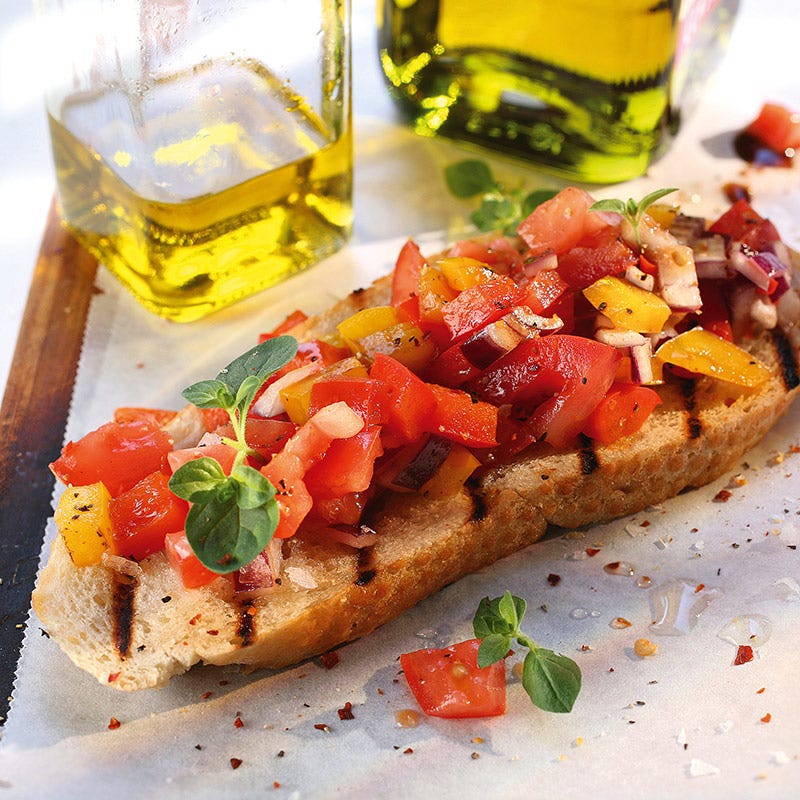 Foto av Bruschetta med rostad paprika från WW ViktVäktarna