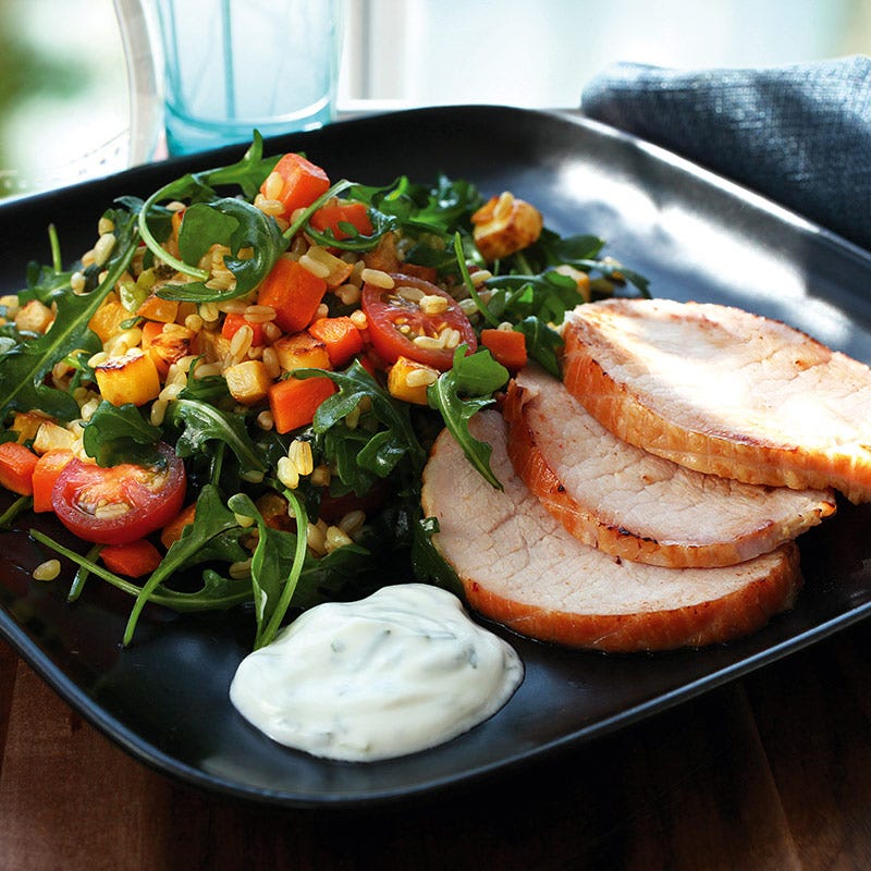 Foto av Kassler med bulgursallad från WW ViktVäktarna