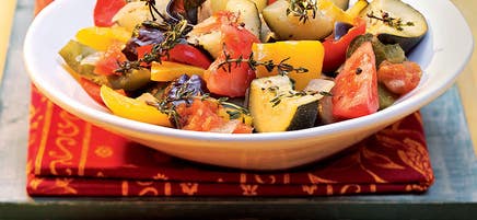 Ratatouille och quornfilé