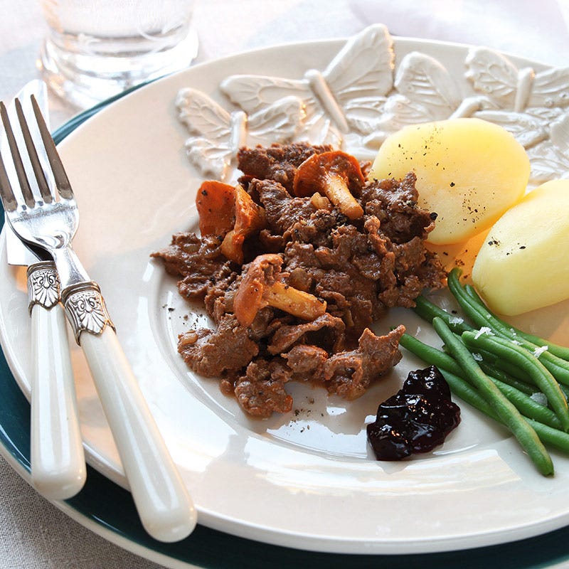 Foto av Viltskavspanna med kantareller från WW ViktVäktarna