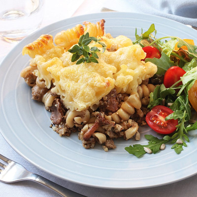 Foto av Pastagratäng med svamp och quorn från WW ViktVäktarna