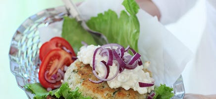 Öppen fiskburgare