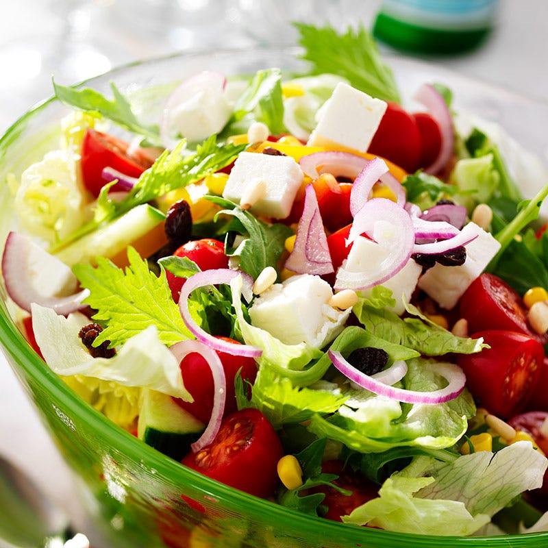 Foto av Sallad med majs, salladsost och russin från WW ViktVäktarna